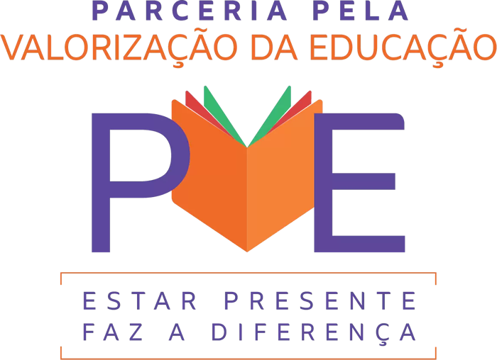 Logo Parceria pela Valorização da Educação - Estar presente faz a diferença