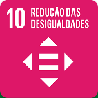 Ícone do ODS 10 - Redução das desigualdades